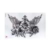2 x XL Clock Tattoo - Lion, Rose, Wings - Temporary Skin Tattoo - TBS8324 (2) view 3