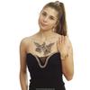 2 x XL Clock Tattoo - Lion, Rose, Wings - Temporary Skin Tattoo - TBS8324 (2) view 4