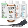 KERATIN RESEARCH 4x 120ml Complex LONG Lasting Brazilian Keratin Hair Treatment Blowout, Argan Oil Straightening Smoothing Professional Results Keratina view 1