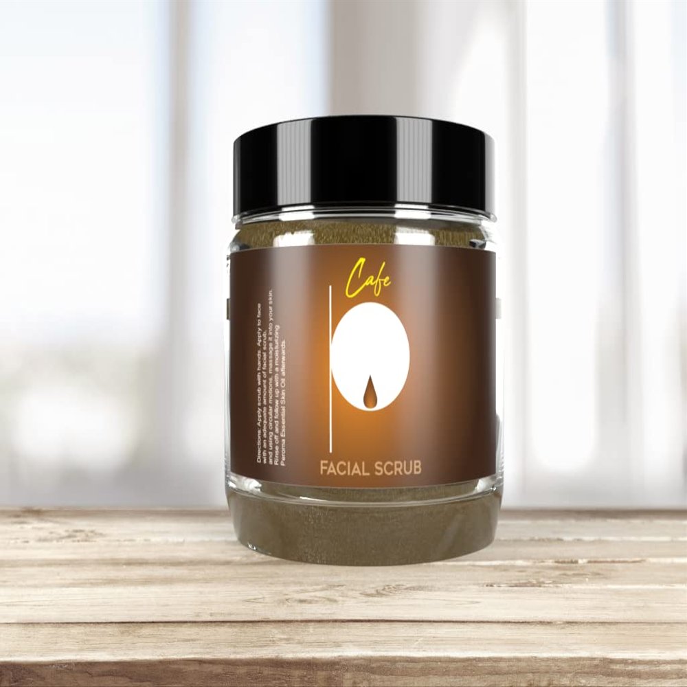 Peroma Essentials Coffee Facial Scrub (Mocha)