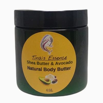 Tina's Essence Shea Butter & Avocado Natural Body Butter 4 oz.