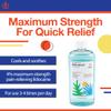 Sensiv Aloe Vera Gel for Sunburn Relief with Lidocaine Maximum Strength 4%, Solar Recovery for Cooling & Soothing view 2