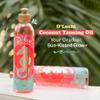 D'Luchi Tanning Oil with Coconut Oil Collagen and Vitamin E, SPF 4 Moisturizing Tanning Oil, Hypoallergenic, Paraben Free, 8.45 oz view 2