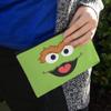 GRAPHICS & MORE Sesame Street Oscar the Grouch Face Accessories Pencil Pen Bag Organizer Pouch view 3