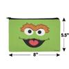 GRAPHICS & MORE Sesame Street Oscar the Grouch Face Accessories Pencil Pen Bag Organizer Pouch view 4