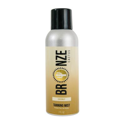 Bronze Cactus Tanning Mist  Instant Sun-Kissed Glow for Face & Body | Dermatologist Tested, Vegan & Paraben-Free | Quick-Dry, Non-Sticky Formula | Natural Self Tanner for All Skin Types | 7 fl oz