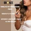 Bronze Cactus Quick-Dry Powder Kit  Post-Tan Powder & Brush | Eliminates Sticky Post-Tan Residue | Vegan, Talc-Free Formula | Hydrating, Dermatologist-Tested | Suitable Face & Body | 0.5 oz view 3