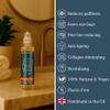 The Ilex Wood - Revitalising Eye Serum. An all-natural vegan anti-ageing serum with Cacay Oil, Green Coffee Arabica Oil, Frankincense, Eucalyptus, Thyme, Bergamot & Orange - 10ml (0.34 fl oz) view 2