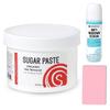 Sugaring Paste personal size for Bikini, Brazilian, Legs, Arms Sugaring hair removal + Anti-ingrown hair solution with roller applicator and sugaring card applicator view 1