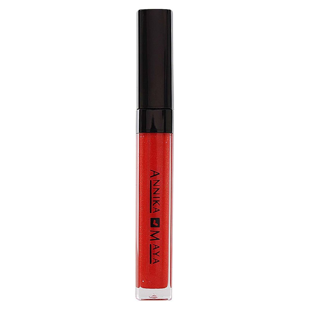 Annika Maya Liquid Lustre Lipgloss with Plumping Peptide Complex, High Shine and Shimmer (Glisten)