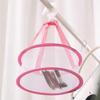 Uugood 2 x mini mesh drying rack, hanging drying net for cleaning makeup tools, cosmetic brushes sponges dry basket (2 x Pink) view 4