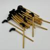 Alluring Disposable Curved Head Mascara Wands/Brushes Eyelash Extension - Color Brushes (Gold 50 pcs) view 1