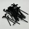 Alluring Disposable Curved Head Mascara Wands/Brushes Eyelash Extension - Color Brushes (Black 50) view 1