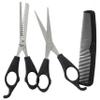 3 Pc Professional Barber Set Hair Shears Scissors Shaver Trimmer Comb Haircut view 1