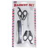 3 Pc Professional Barber Set Hair Shears Scissors Shaver Trimmer Comb Haircut view 2