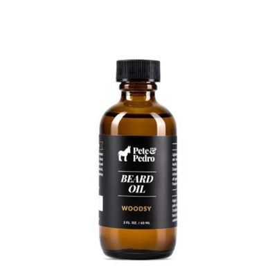 Pete & Pedro BEARD OIL - 100% Natural & Organic Ingredients, Manly Woodsy Scent | Hydrates & Softens Beard & Skin, Reduces Itchiness, Adds Shine, Helps With Beardruff | As Seen on Shark Tank, 2 oz.