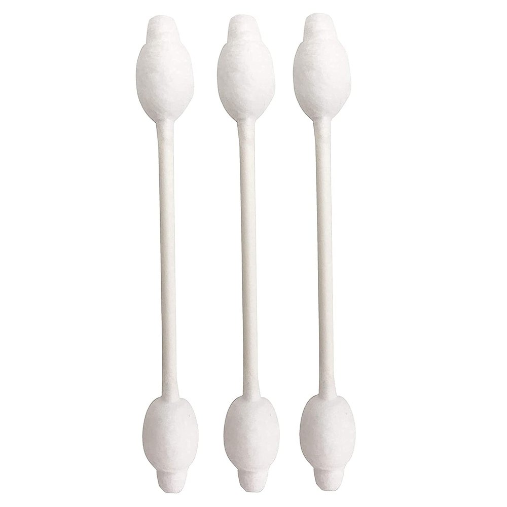 320 Ct Cotton Safety Swabs Double Tip Pure Makeup Applicator Baby Ear Cleaning