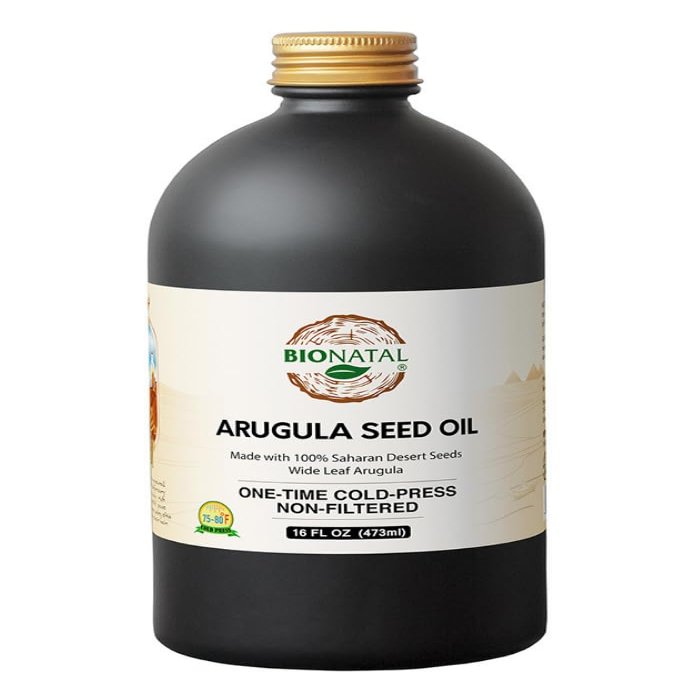 BioNatal Egyptian desert Wide Leaf Arugula Seed Oil 16oz (GLASS)
