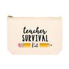 Andaz Press Teacher Appreciation Cosmetic Bags, Canvas Makeup Bag & Accessories, Teacher Pouch Bag, 9x 6.5, 1-Pack view 1