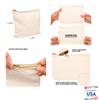 Andaz Press Teacher Appreciation Cosmetic Bags, Canvas Makeup Bag & Accessories, Teacher Pouch Bag, 9x 6.5, 1-Pack view 2