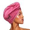 Felicia Leatherwood Microfiber Hair Towel Wrap - Quick Drying, Anti Frizz & Gentle on Hair - Easy to Use, Saves Time, Lightweight & Compact - for Curly, Long & Thick Hair - Men & Women - Pink view 1