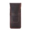 CestAntiQ Leather Safety Razor Case Shaving Accessories Straight Safety Razor Holder for Double Edge Personal Care Essentials Handmade Shaver Case for Travel (Brown) view 4