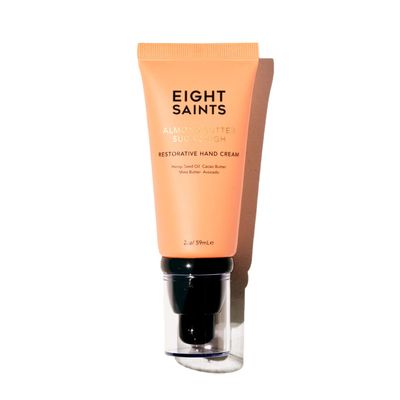 Eight Saints Almond Butter Sugar High Hand Cream For Dry Cracked Hands, Natural and Organic Hand Lotion For Dry Hands To Hydrate, Protect and Heal, 2 Ounces