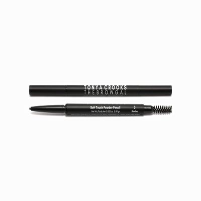 "The BrowGal - Soft Touch Powder Pencil, Automatic Powder Based with Built-In Brush - Incredible Gradient Effect for Eyebrow Make-Up - Natural Looking Brows, Smudge Proof & Anti-Fade "Mocha"