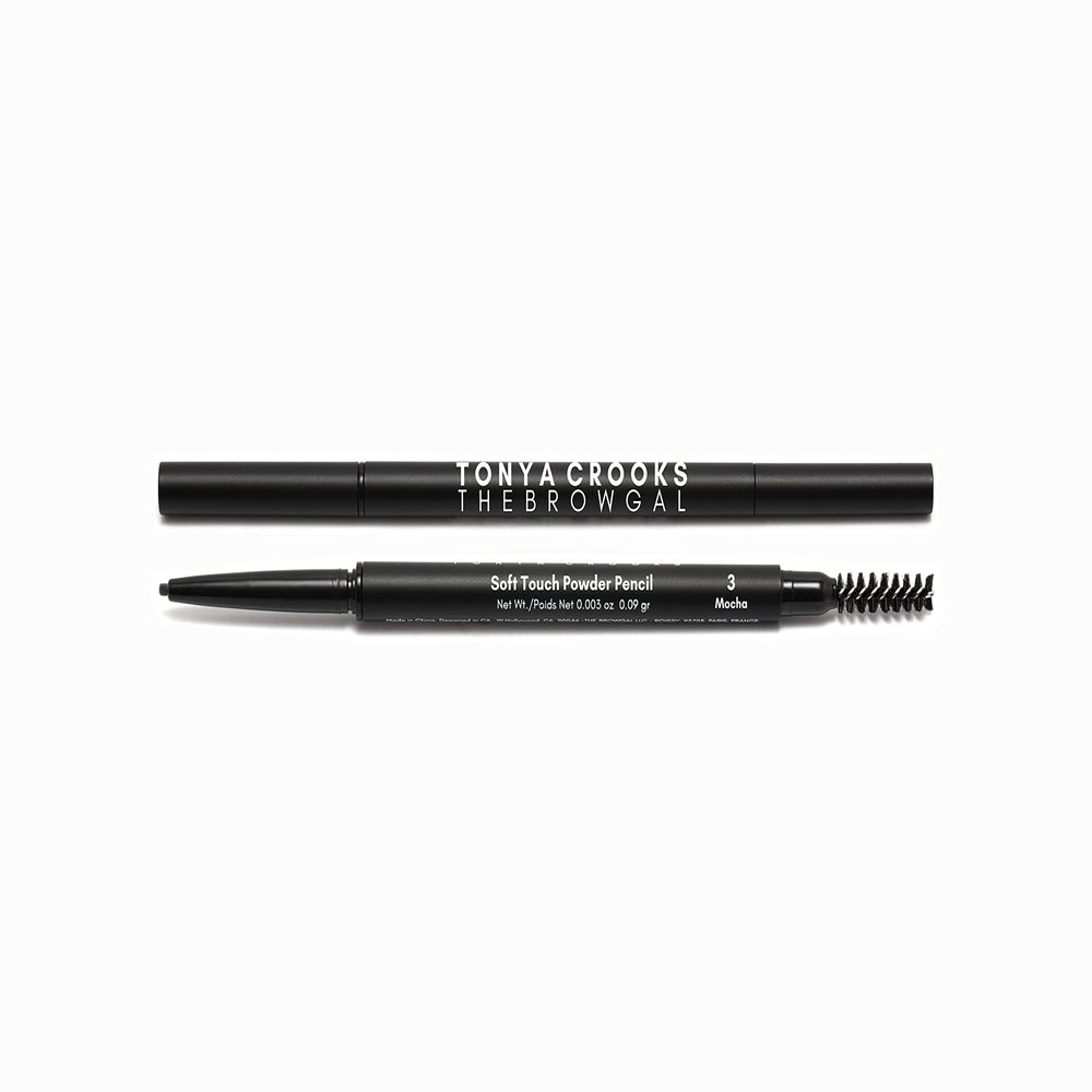 "The BrowGal - Soft Touch Powder Pencil, Automatic Powder Based with Built-In Brush - Incredible Gradient Effect for Eyebrow Make-Up - Natural Looking Brows, Smudge Proof & Anti-Fade "Mocha"