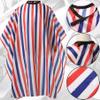 Borogo Professional Hair Cutting Cape with Neck Duster Brush, Salon Barber Cape, Hairdressing Accessories (Multicolor Stripe) view 3