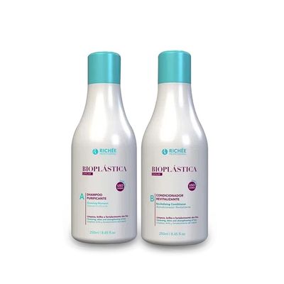 Riche Professional | Bioplastica Home Care Kit | Shampoo And Conditioner | (2x) 250 ml / 8.4 fl.oz.