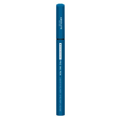 Absolute New York Pro Ink Eyeliner; Rich and Fluid, Effortlessly Glides a Flake, Smudge and Transfer-Resistant Vegan Formula (MEIP04 Ocean Blue)