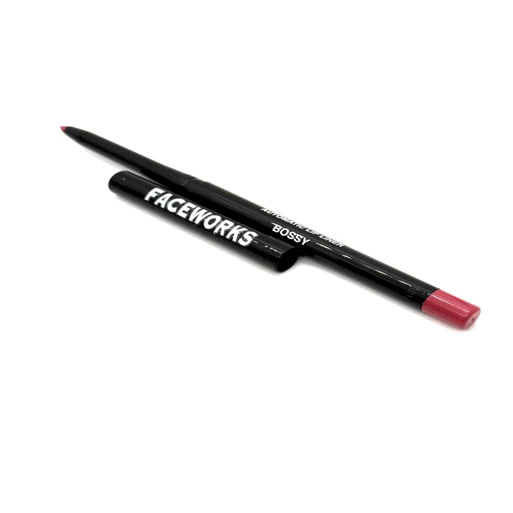 FACEWORKS HypoAllergenic Lip Stick Pencils (Bossy Automatic Refine Lip Liner)