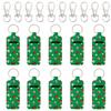 allydrew 10 Pack Chapstick Holder Keychain, Keyring for Lip Balm Lip Gloss Lipstick with 10 Pieces Metal Keyring Clasps, Sports view 1