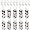 allydrew 10 Pack Chapstick Holder Keychain, Keyring for Lip Balm Lip Gloss Lipstick with 10 Pieces Metal Keyring Clasps, Golf view 1