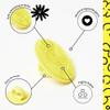 Boie USA Face Scrubber - Handheld Facial Tool, Deep Cleansing Exfoliating Facial Brush. Fights Acne with Gentle, Silicone-Like Bristles, Long Lasting, & Hypoallergenic (Yellow) view 2