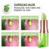 2Pcs Aloe Vera Lip Color Changing Lipstick Lip Balm Set, Green Magic PH Lipstick Color Change Changing Crystal Flower Jelly Lipstick Tinted Lip Balm Gloss Stain Makeup Set for Women Girls Waterproof view 3