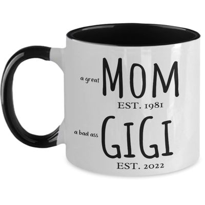 Mom Grandma Gigi, Gigi Mug, Gift for New Grandma Gigi, Pregnancy Announcement
