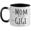 Mom Grandma Gigi, Gigi Mug, Gift for New Grandma Gigi, Pregnancy Announcement view 1