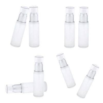 Backbayia 8pcs Glass Sprayer Transparent Refillable Empty Atomiser Empty Cosmetic Bottles for Makeup Perfume Air Freshener
