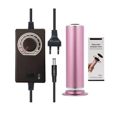 2 Way Electric Pedicure Foot File Drill Machine Heels Dead Skin Callus Remover by 24/7 Store, Pink