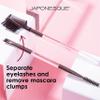 JAPONESQUE Brow & Eye Brush Set, Includes Brow/Lash Comb to Separate Lashes, Angled Liner Brush for Brow Filler Application, Spoolie to Smooth view 2