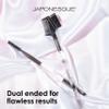 JAPONESQUE Brow & Eye Brush Set, Includes Brow/Lash Comb to Separate Lashes, Angled Liner Brush for Brow Filler Application, Spoolie to Smooth view 4