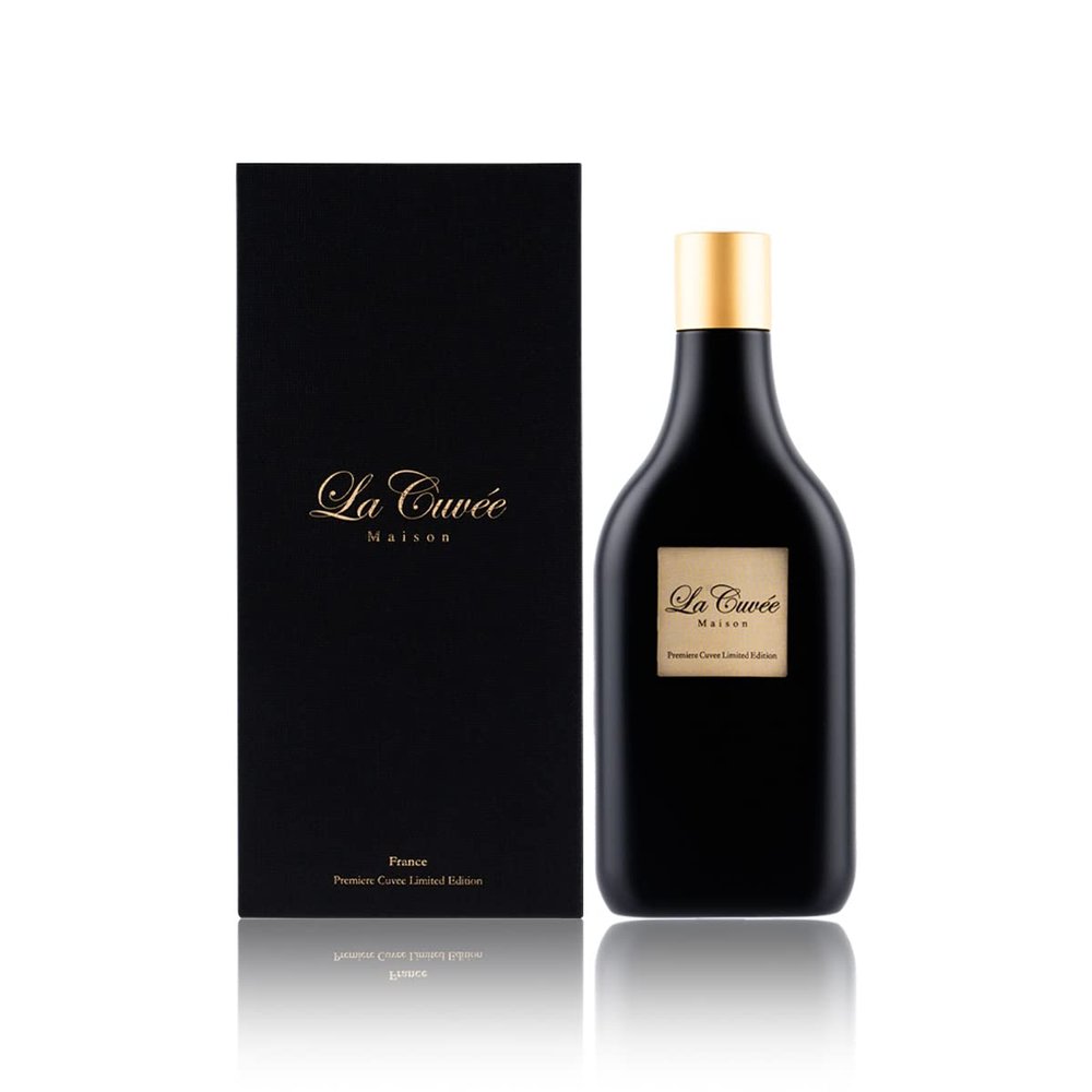 La Cuvee Maison Red Wine Bubble Bath Luxury Hotel Premium Bubble Bath with French Wine & Naturally Derived Ingredients Hypoallergenic, Liquid Type Gentle Bath 9.8 Fl Oz