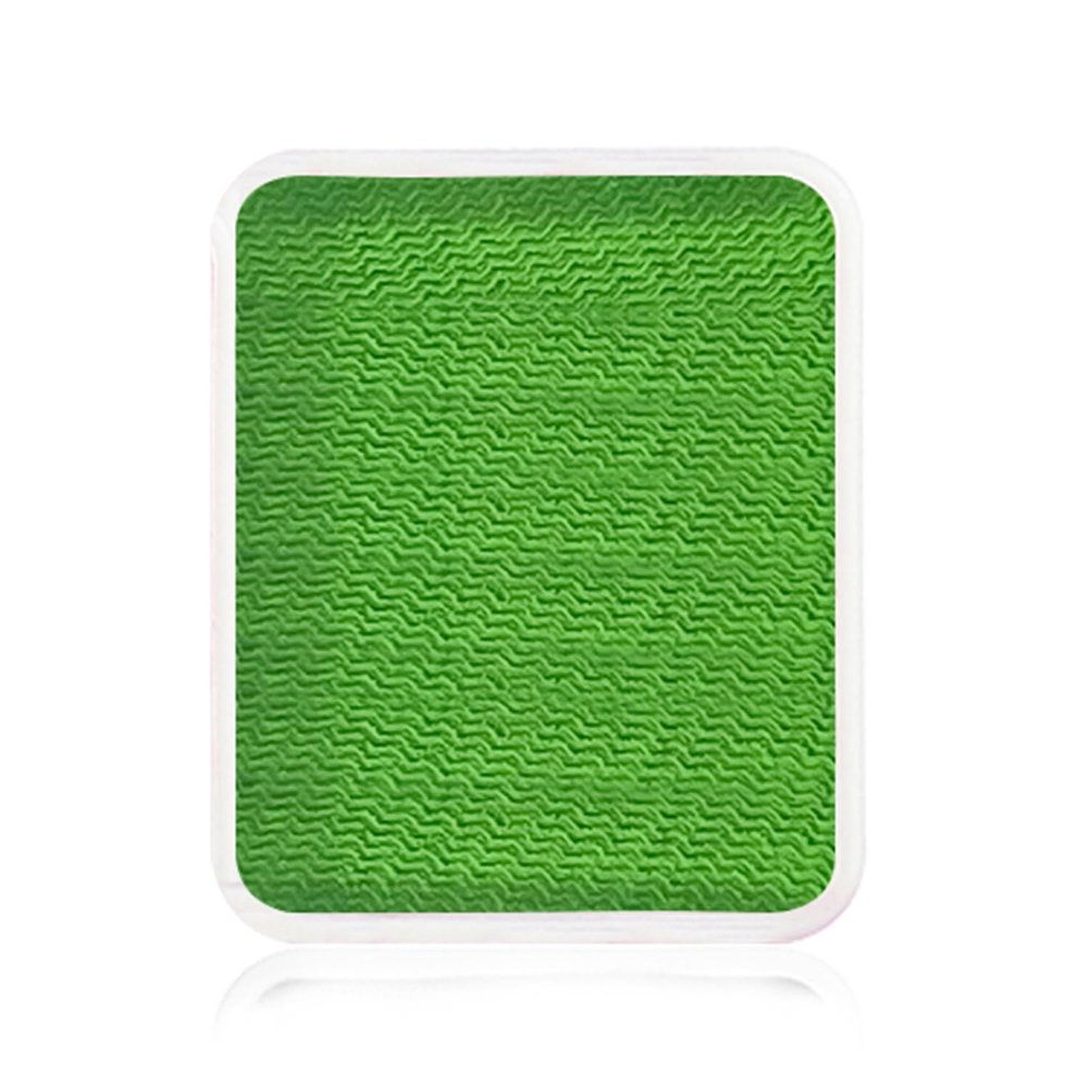 Kraze FX Face Paint Palette Refill -Lime Green Face Paint (6 gm)-Hypoallergenic Non-Toxic Water Activated Professional Halloween Face & Body Painting Makeup Supplies for Sensitive Skin Kid Safe Adults
