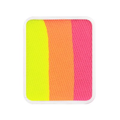 Kraze FX Face Paint Palette Refill - Glow Face Paint (6 gm) - Hypoallergenic, Non-Toxic, Water Activated Professional Face & Body Painting Makeup Supplies for Sensitive Skin, Kid Safe, Adults
