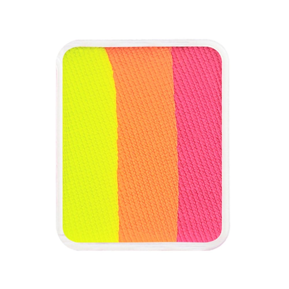 Kraze FX Face Paint Palette Refill - Glow Face Paint (6 gm) - Hypoallergenic, Non-Toxic, Water Activated Professional Face & Body Painting Makeup Supplies for Sensitive Skin, Kid Safe, Adults