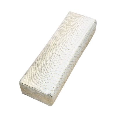 ZZSRJ Leather Manicure Hand Pillow Cushion for Manicure Hand Armrest Pillow Holder Nail Art Tools (Color : White)