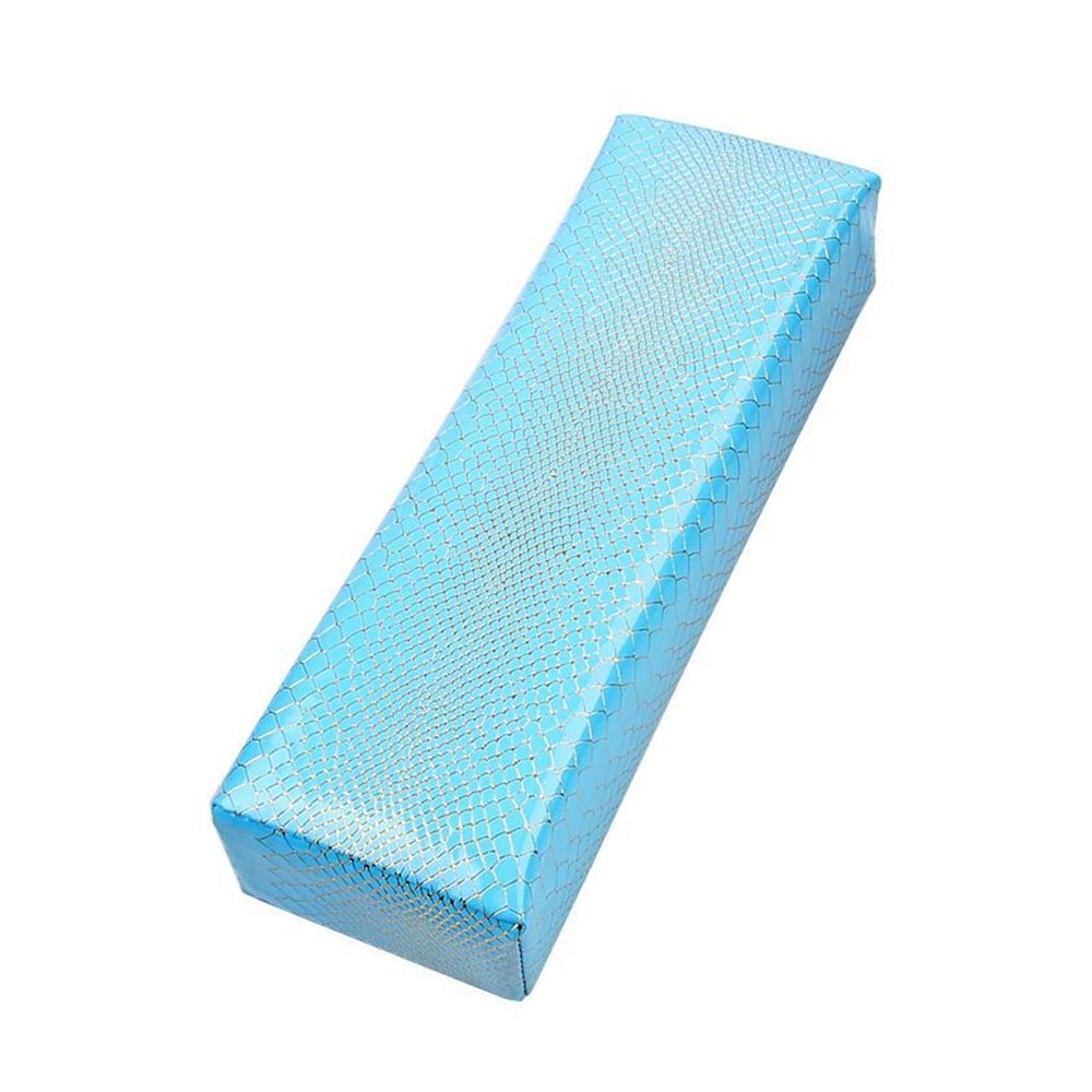 ZZSRJ Leather Manicure Hand Pillow Cushion for Manicure Hand Armrest Pillow Holder Nail Art Tools (Color : Blue)