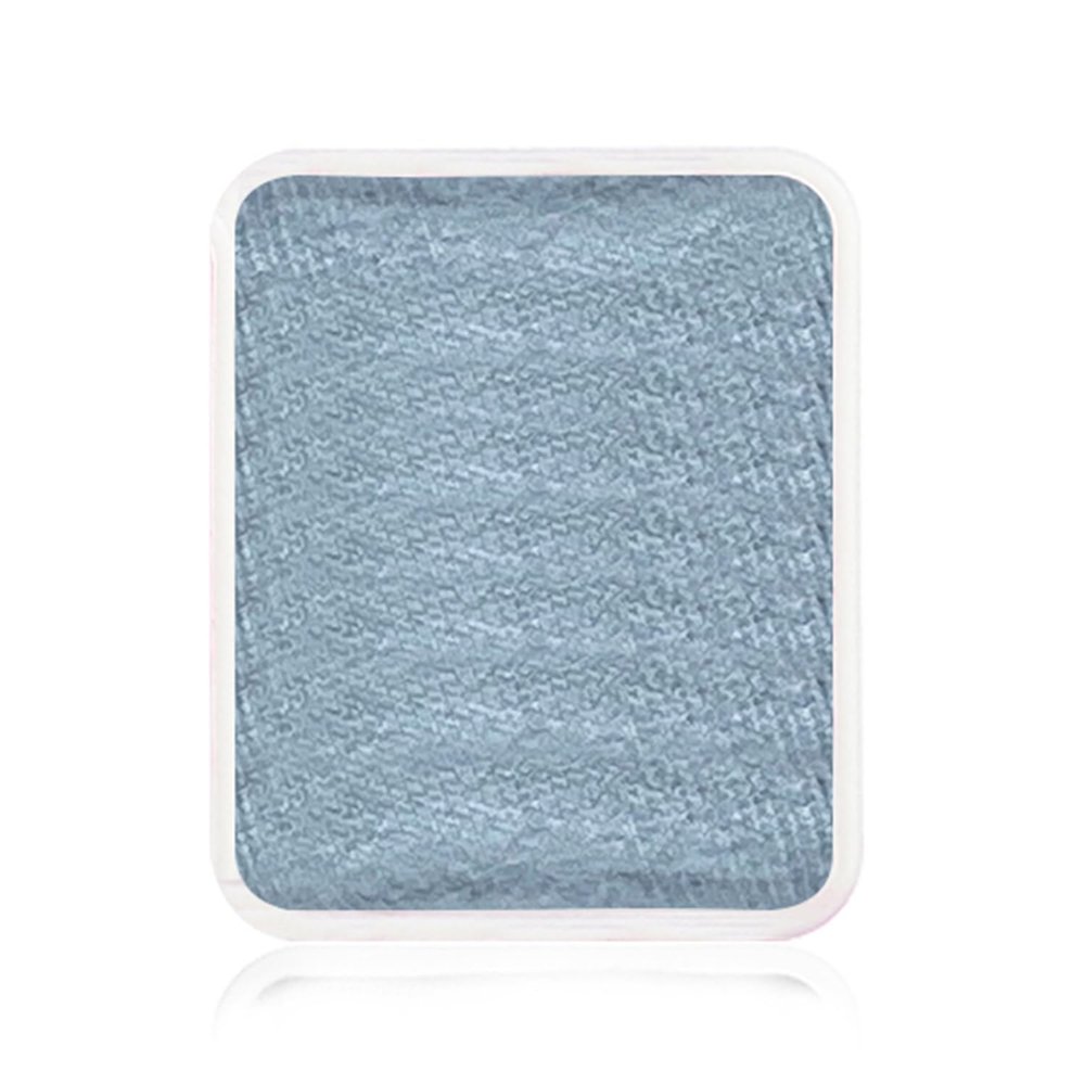 Kraze FX Face Paint Palette Refill - Silver Face Paint (6 gm) - Hypoallergenic Non-Toxic Water Activated Professional Halloween Face & Body Painting Makeup Supplies for Sensitive Skin Kid Safe Adults